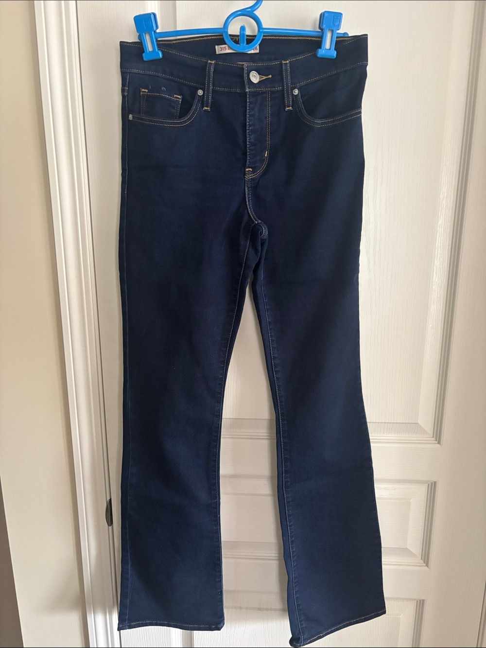 Levi's Dark Indigo Flare Wide Leg Jeans